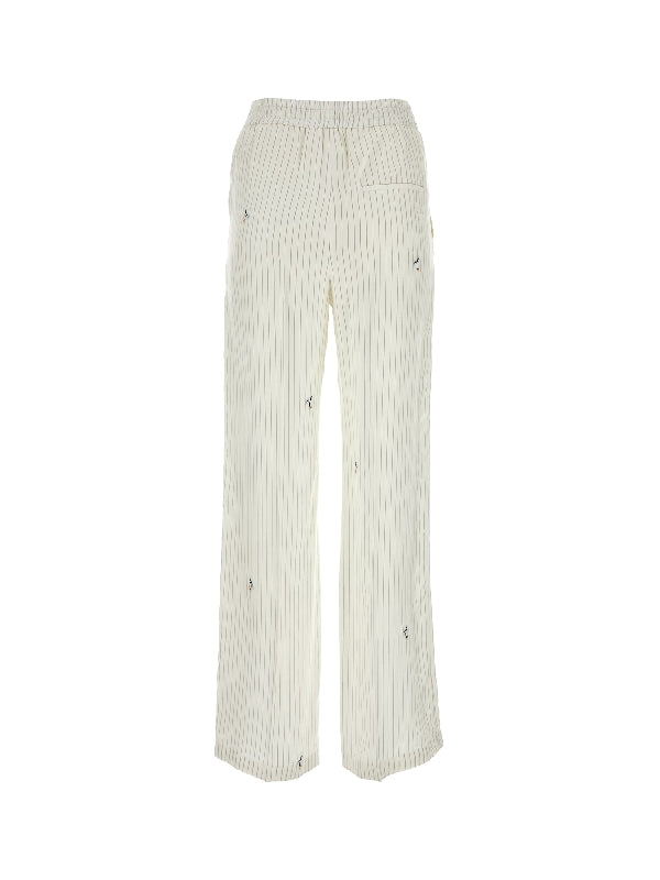 Suna Fujita Silk Cotton Pajama Pants