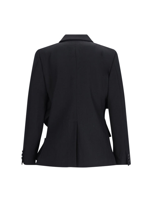 Applique Detail Wool Blazer