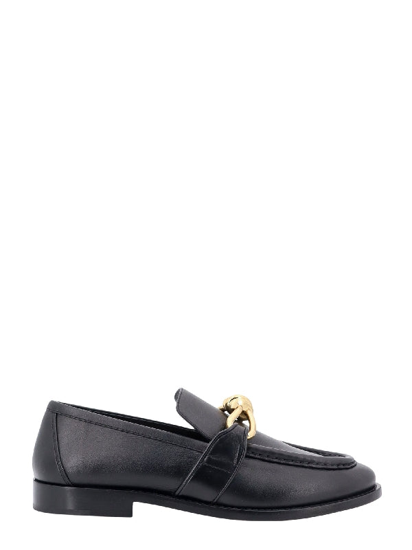 Astaire Knot Detail Leather Loafers