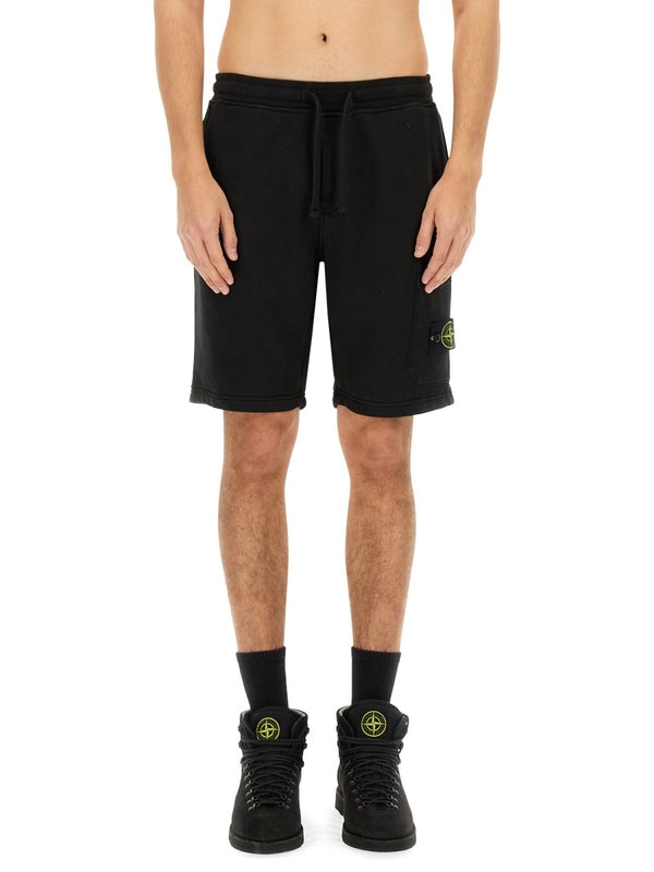 Wappen Patch Cotton Shorts