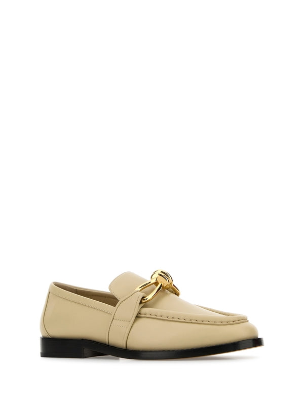 Astaire Knot Trim Leather Loafers