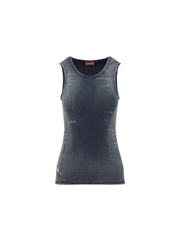 T-go Vintage Washing Cotton Sleeveless Top