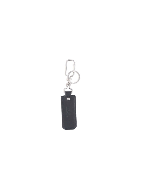 Cassandra Logo Leather Key Ring