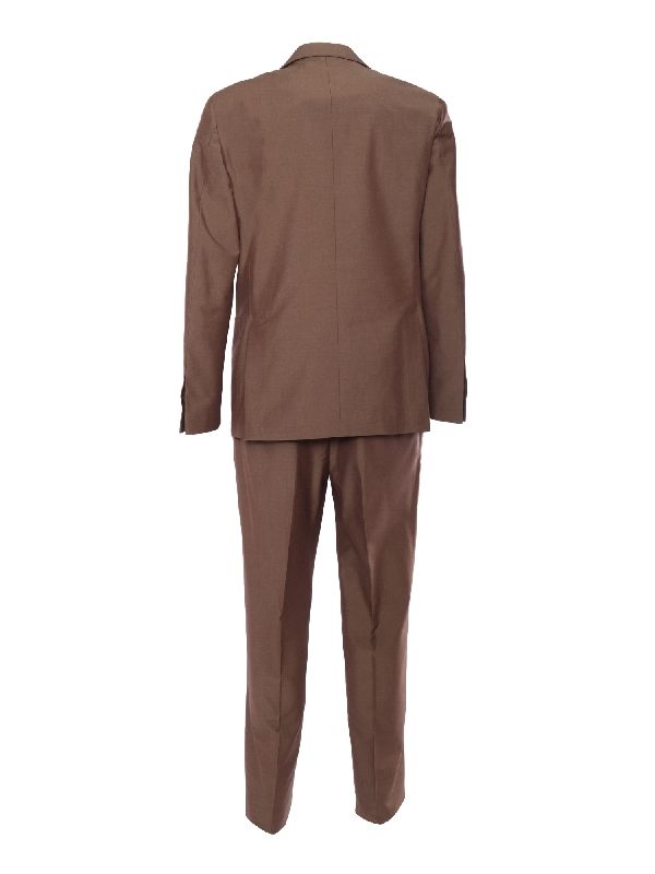 Boutonniere Single Wool Cotton Suit