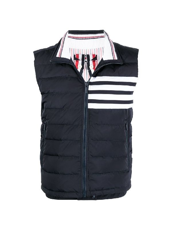 4-Bar Quilted Padding Vest