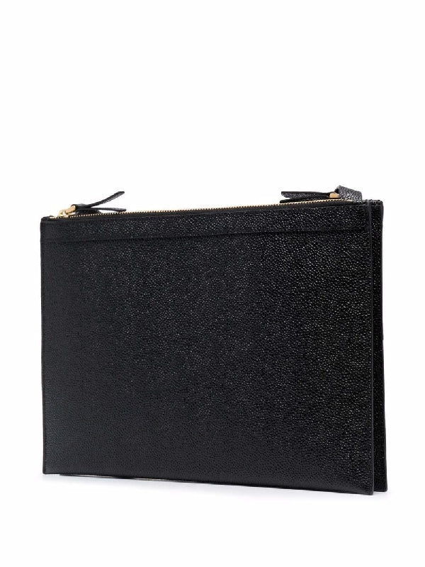 Rwb Label Leather Clutch Bag