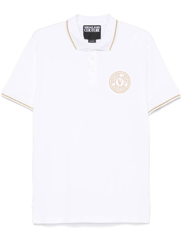 Versace White Polo Shirt