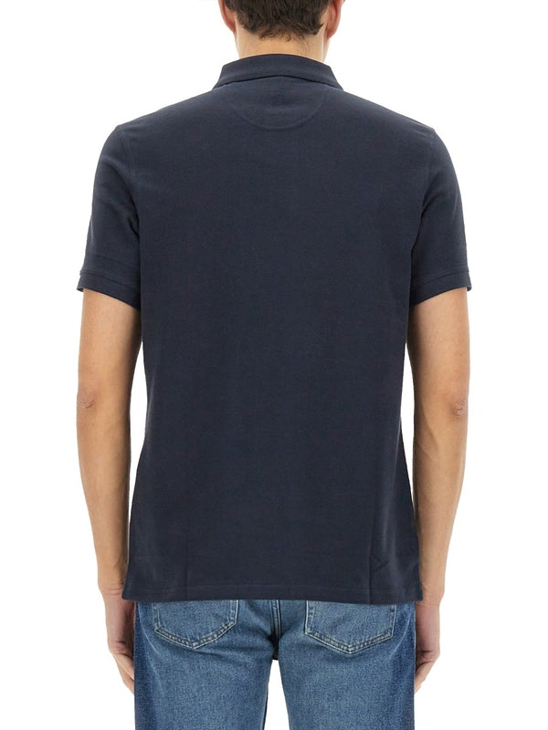 Chest Logo Cotton Polo Shirt