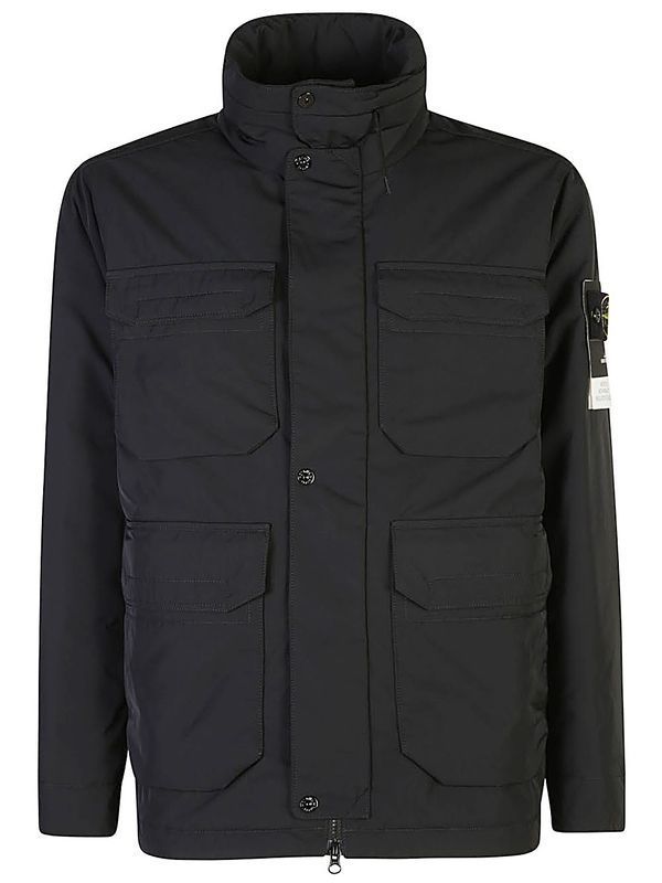 Wappen Patch High-Neck Jacket