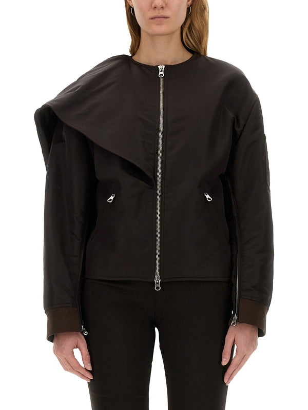 BOW NECK BOMBER JACKET Bomber