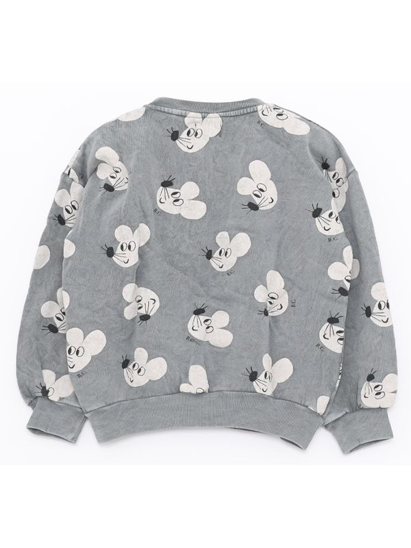 Allover Printed Cotton Sweatshirt