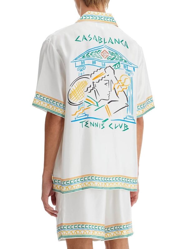 Tennis Club Silk Short-sleeve Shirt