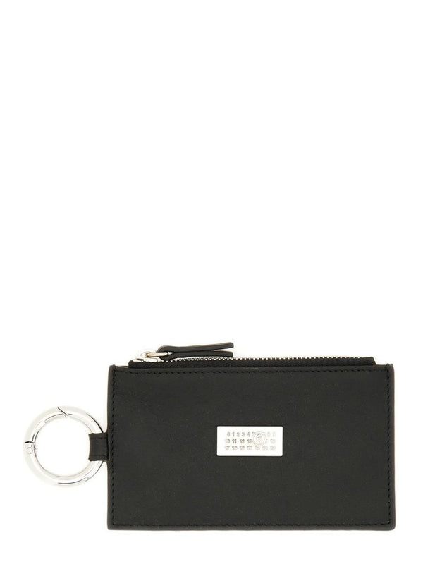 Mm6 Maison Margiela Black Card Holders