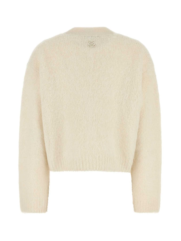 V-Neck Alpaca Blend Cardigan