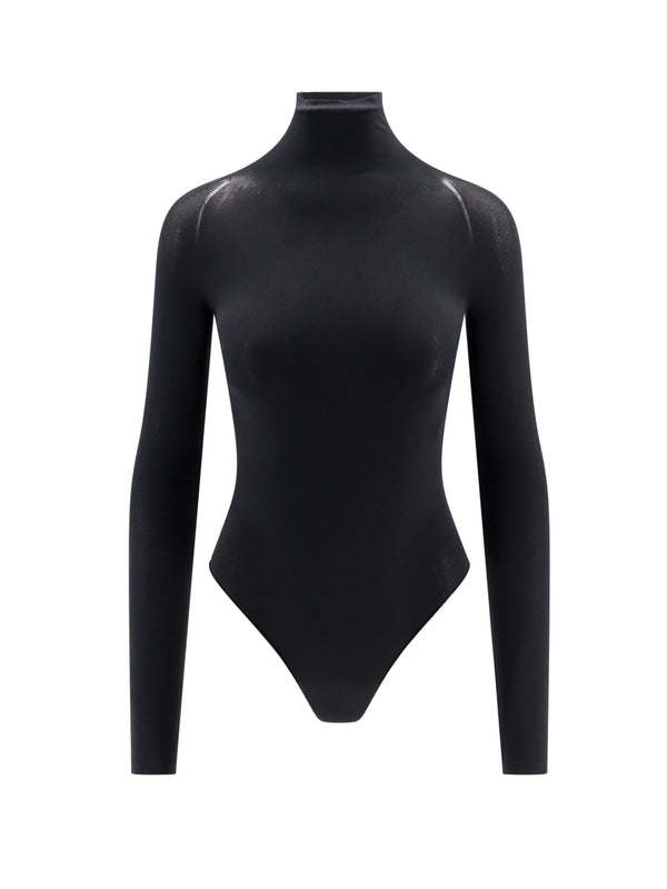 High Neck Stretch Bodysuit