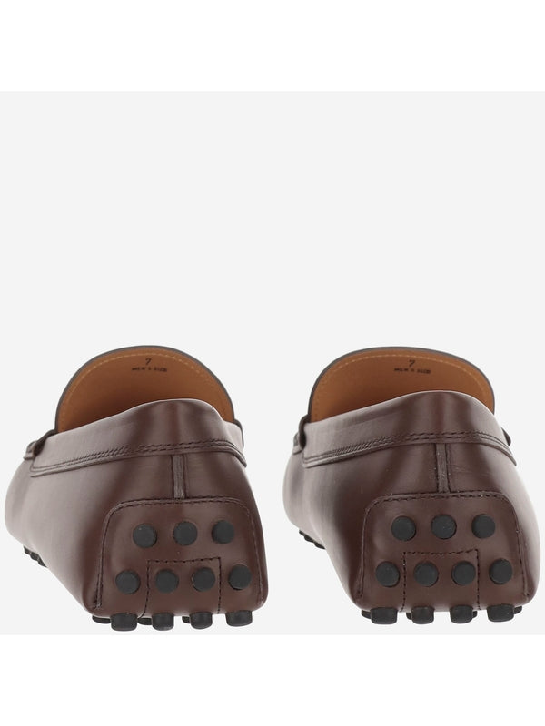 Bubble Leather Driving Shoes