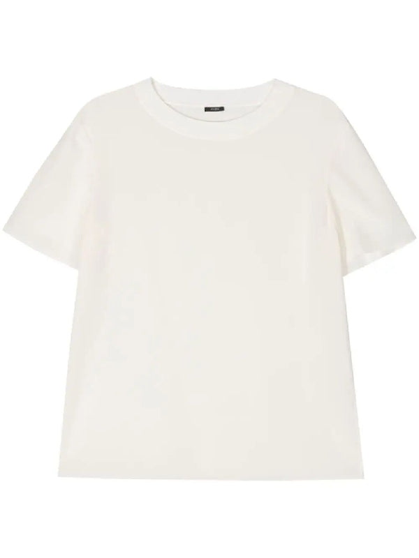 Rubin Crew Neck Silk T-Shirt