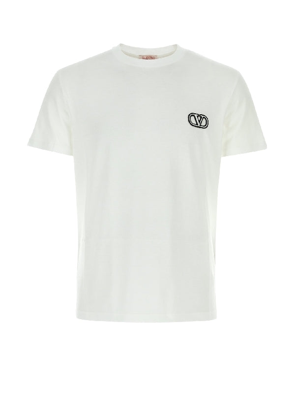 V Logo Printing Short-sleeve T-shirt