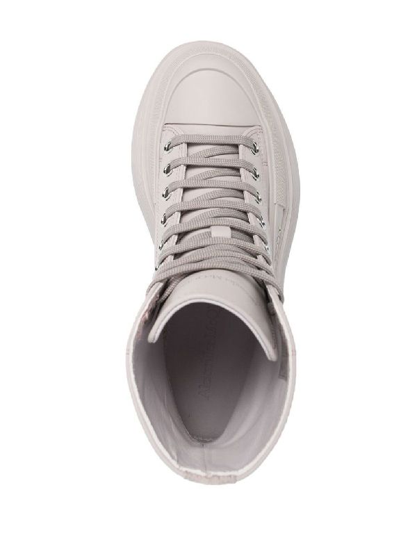 Tread Slick Leather Sneakers