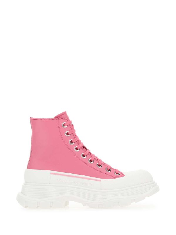 Tread Slick Leather High-top Sneakers