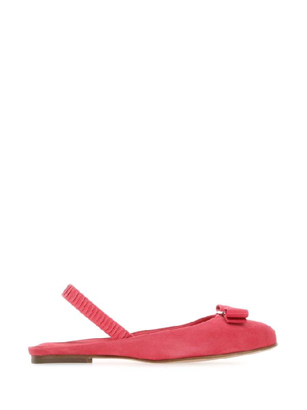 Vara Bow Suede Flat Shoes