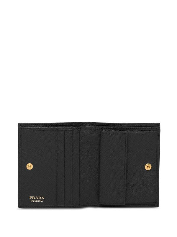 Triangle Logo
  Saffiano Flap Wallet