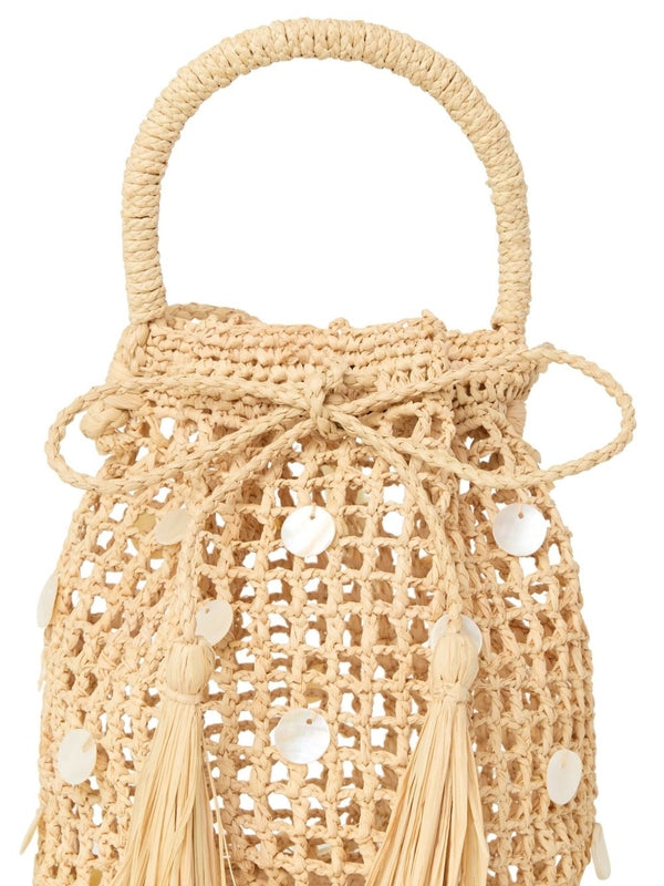 Alanui Beige Bucket Bag