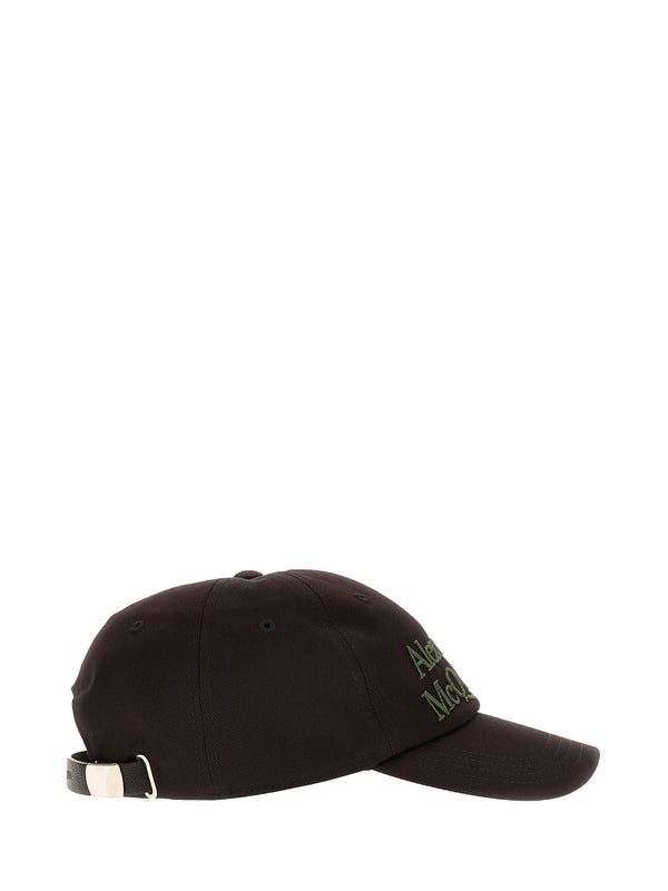 Alexander Mcqueen Brown Ball Cap