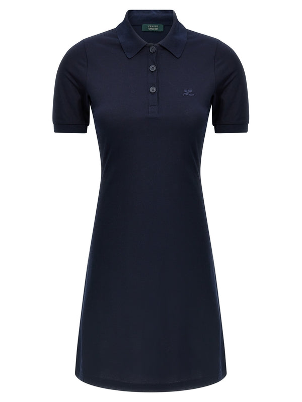 Reedition Logo
  Patch Polo Mini Dress