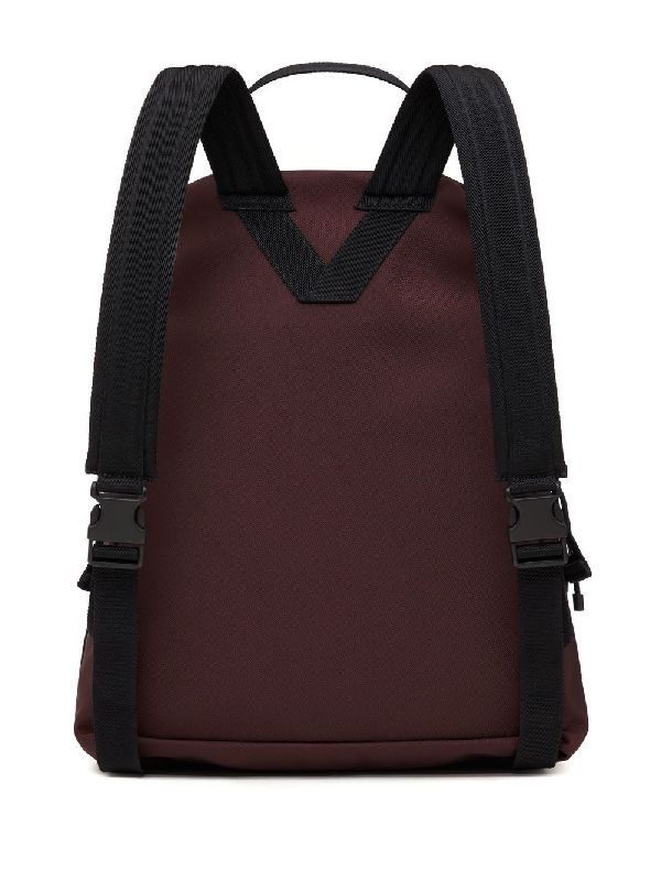 Vltn Leather Patch Backpack