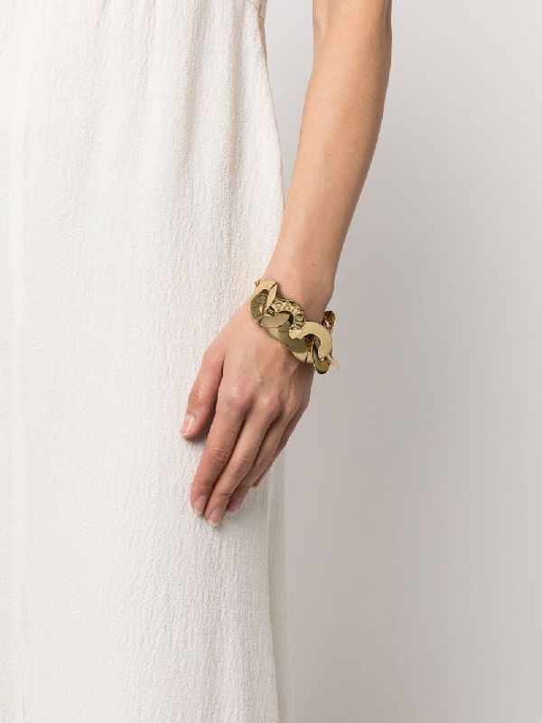 Goldtone Coin Bracelet