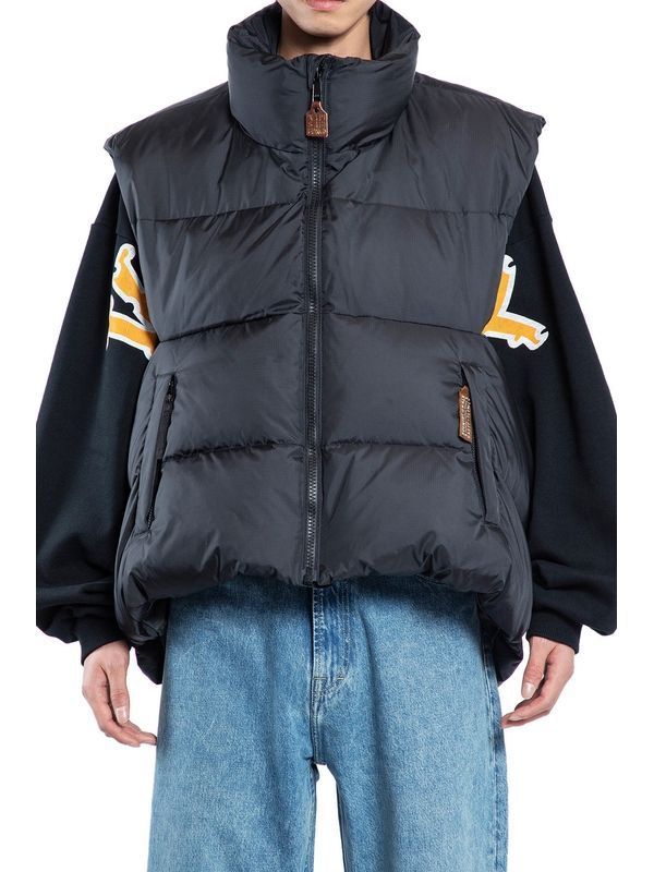 防撕裂汉堡填充羽绒背心