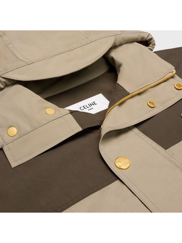 Celine Beige Hooded Jacket