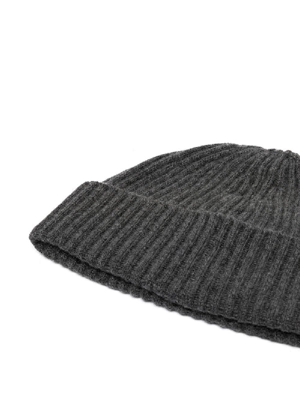 Cashmere Rib Beanie