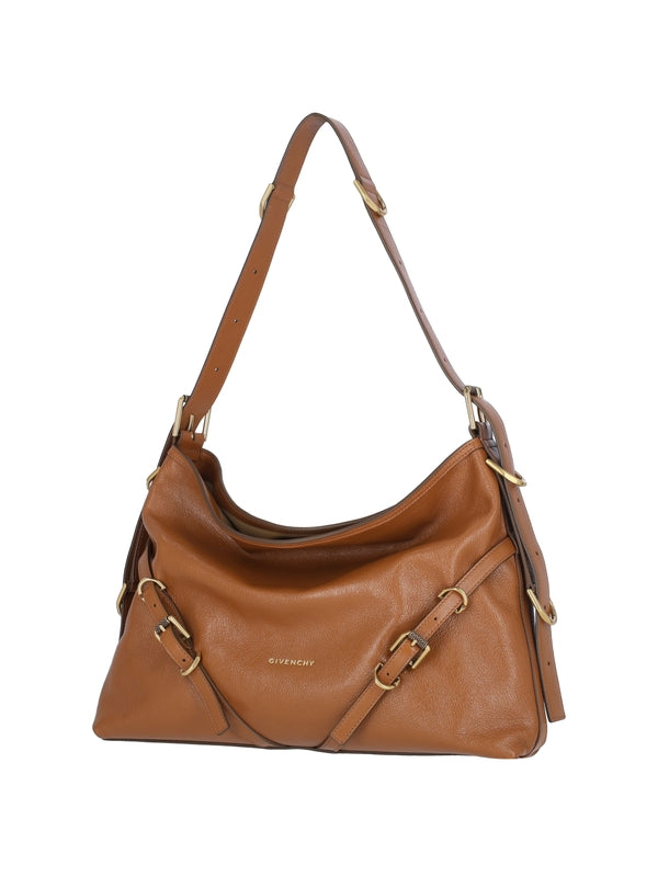 Voyou Leather Medium Shoulder Bag - Jente