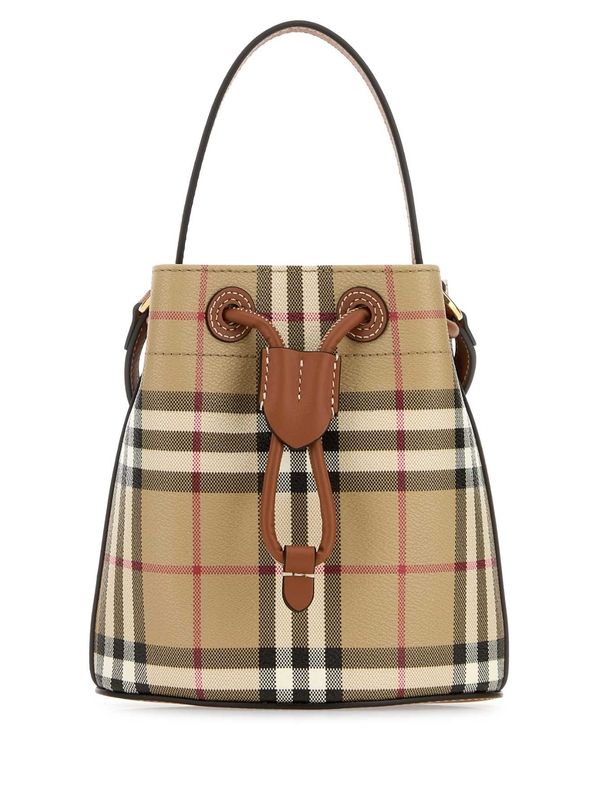 Vintage Check Mini Bucket Bag