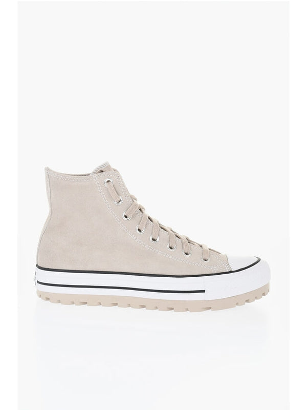 Converse Beige High Top Sneakers