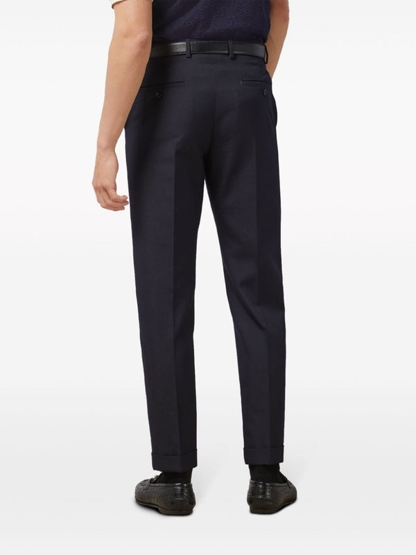 Wool Blend Tailored Pants
