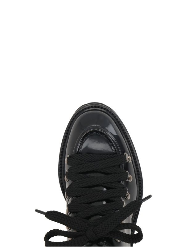 Black Leather Lace Up Shoes