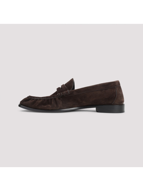 Saint Laurent Brown Penny Loafer