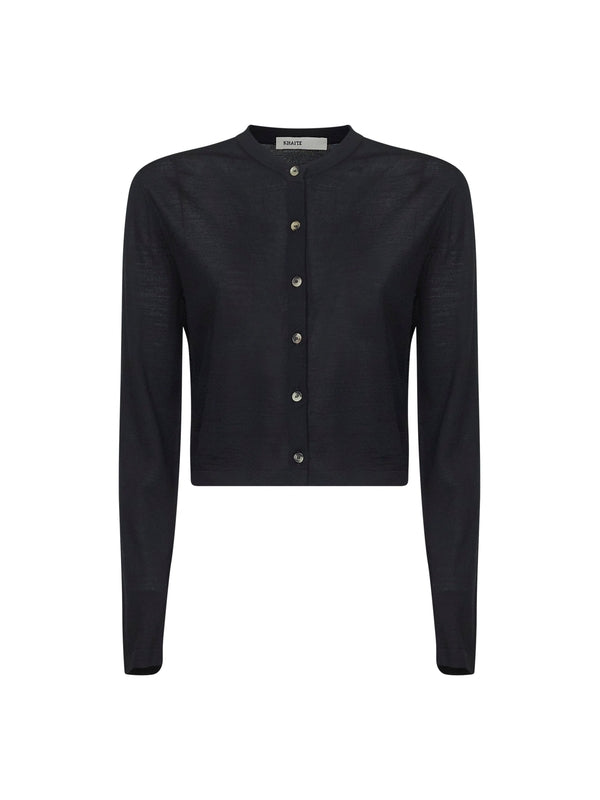 Khaite Black Cardigans
