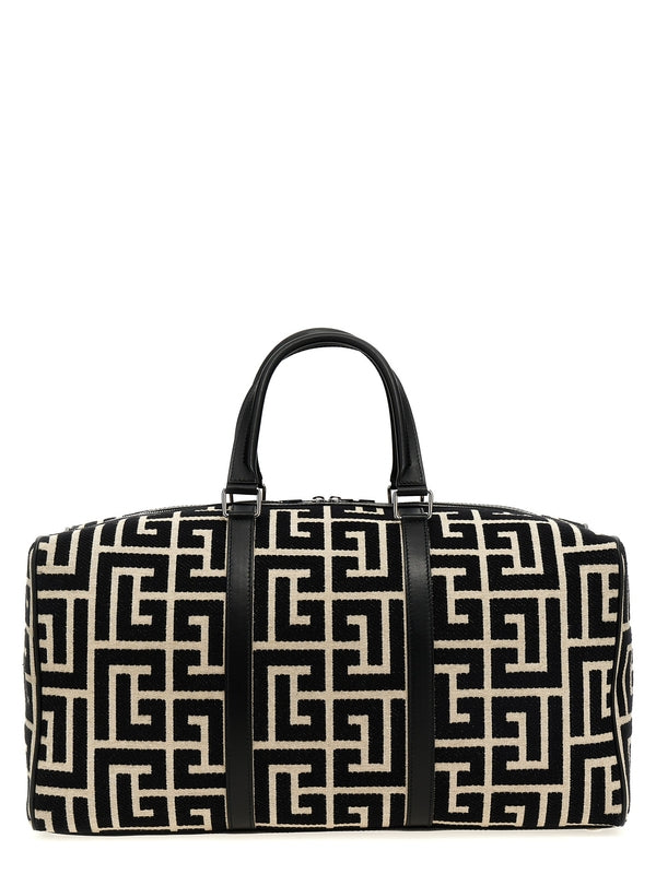 Monogram Jacquard Boston Bag