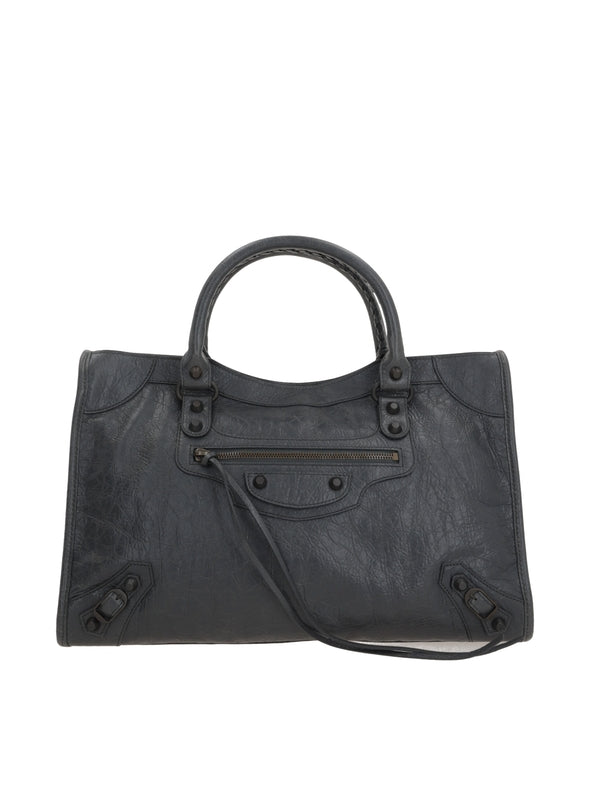 Balenciaga City Medium Grey Tote Bags