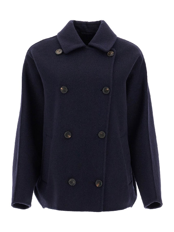 Wool Cashmere Double Peacoat - Jente