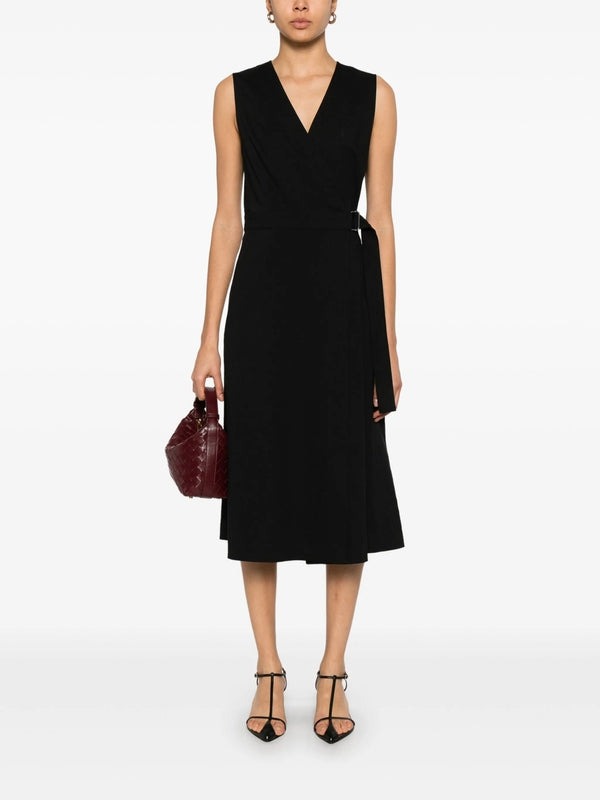 Theory Black Midi Dress