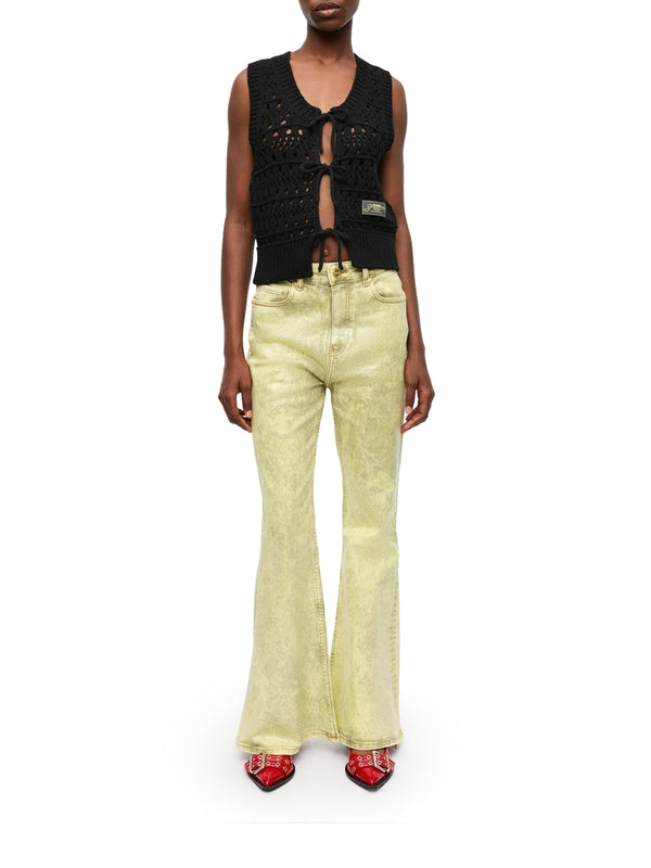 Logo Patch Ribbon Detail Knit