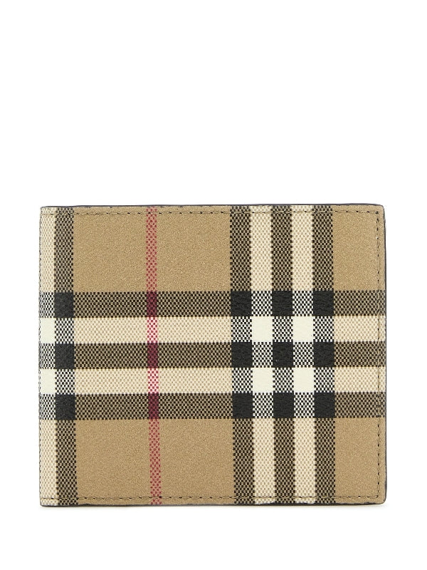 Vintage Check Wallet