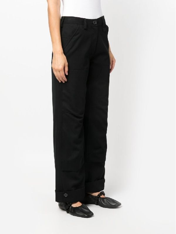 Wool Blend Workwear Pants