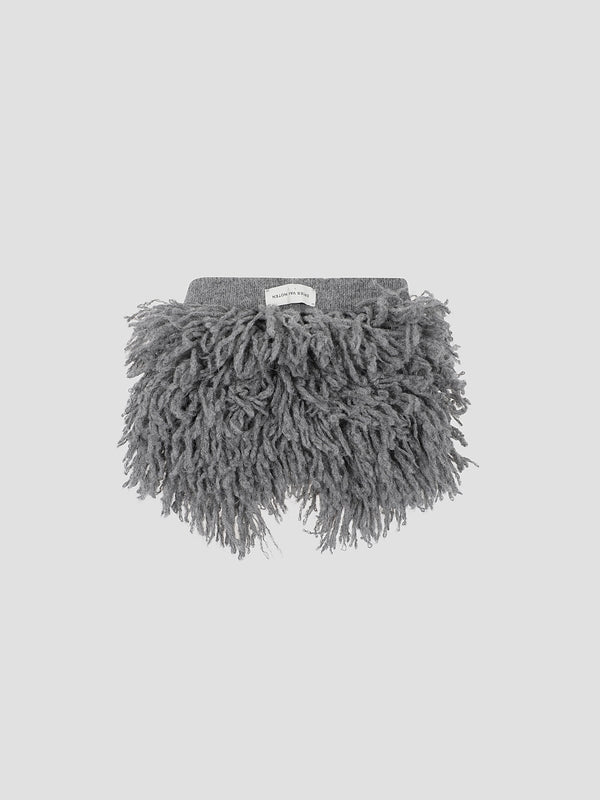 Dries Van Noten Grey Wool Mufflers