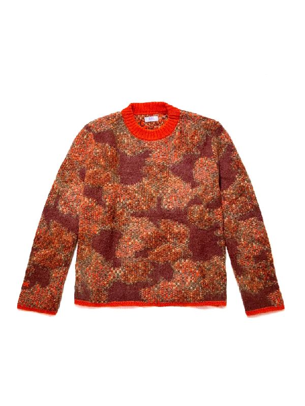 Mohair Blend Jacquard Knit